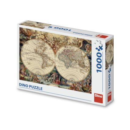 HISTORICKÁ MAPA 1000 Puzzle NOVÉ