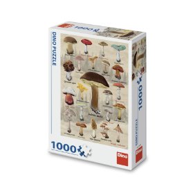 Puzzle Houby koláž 1000 dílků