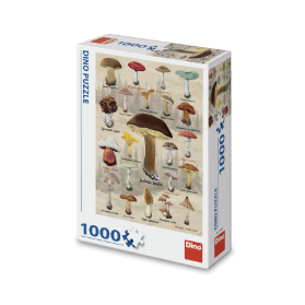 Puzzle Houby koláž 1000 dílků