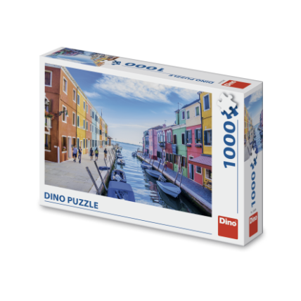 Puzzle Kanál v Benátkách 1000 dílků
