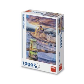 Puzzle Budapešť – řetězový most 1000 dílků