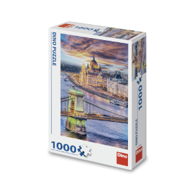 Puzzle Budapešť – řetězový most 1000 dílků