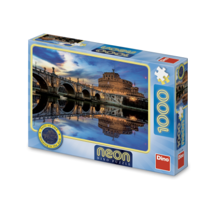ANDĚLSKÝ HRAD 1000 neon Puzzle NOVÉ