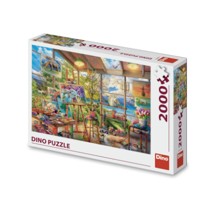 Puzzle Malířský ateliér 2000 dílků