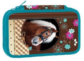 Školní penál třípatrový - Sweet Horse