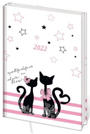 Diář 2022 A7 LYRA týdenní L259 Cats
