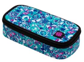 Bagmaster Školní penál CASE ENERGY 20 B WHITE/PINK/VIOLET/BLUE