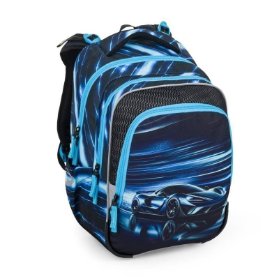 Bagmaster školní tříkomorový batoh BETA 25 B – auto