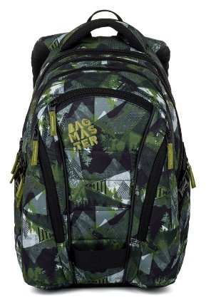 Studentský batoh BAG 26 A – zeleno-šedý