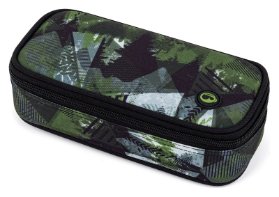 Studentský penál BAG 26 A – zeleno-šedý