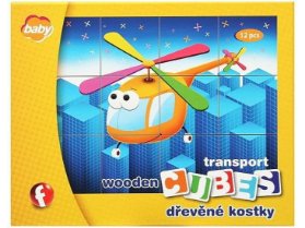 Moje první kostky II. - BABY dřevěné