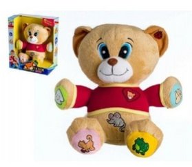 Medvěd Tedík plyš 30 cm / na baterie, česky mluvící