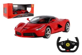 Auto RC Ferrari RASTAR červené, dálk. ovládání