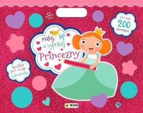 Princezny - Maluj, lep a vyprávěj (200 samolepek)