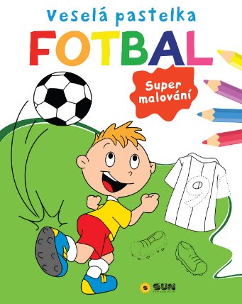 Veselá pastelka Fotbal - Supermalování