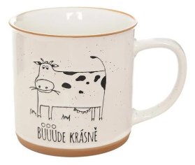 Hrnek keramický Statek - kráva 530 ml
