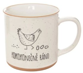 Hrnek keramický Statek - slepice 530 ml