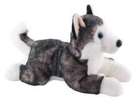 Husky ležící 26 cm