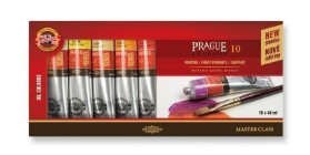Koh-i-noor barvy olejové PRAHA souprava 10 x 40 ml