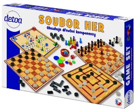 Soubor her - 7 společenských her v krabici