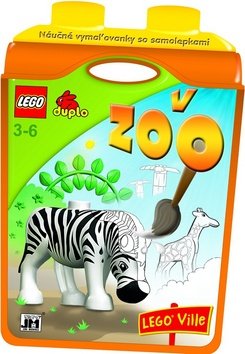Náučné vymaľovánky so samolepkami V ZOO