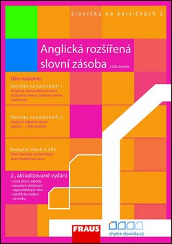 Slovíčka na kartičkách 3 - anglická rozšířená slovní zásoba