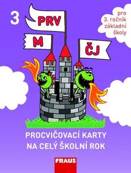 Procvičovací karty na celý školní rok 3 - ČJ, M, Prvouka
