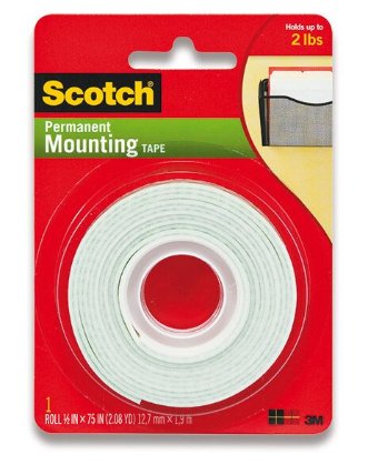 Oboustranná pěnová páska 3M Scotch Mounting Tape 12 mm x 1,9 m