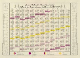 Krásná paní - Jednolistý nástěnný kalendář 2027