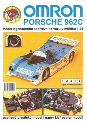 Omron: Porsche 962C 1:24/ papírový mode