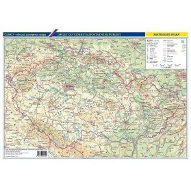 Vývoj českého státu/Česko - obecně zeměpisná mapa, 1 : 1 150 000