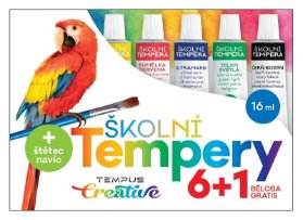 Temperové barvy set 6 + 1, European