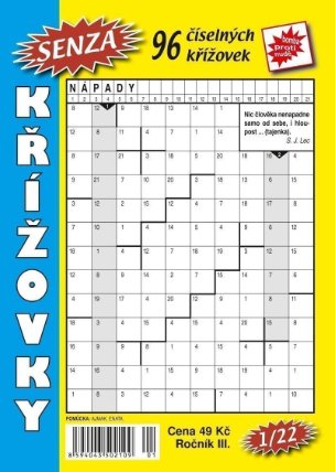 Senza číselné křížovky 1/2022