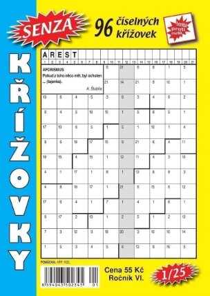 Senza číselné křížovky 1/2025
