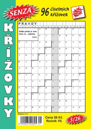 Senza číselné křížovky 3/2026