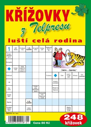 Křížovky z Telpresu luští celá rodina - 248 křížovek 22026