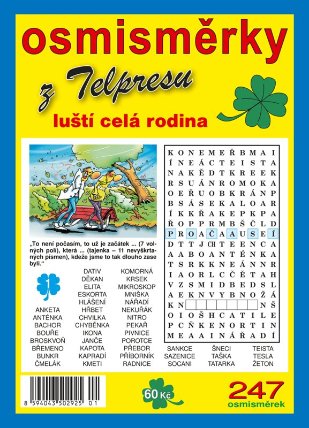 Osmisměrky z Telpresu luští celá rodina 2/2026 - 247 osmisměrek