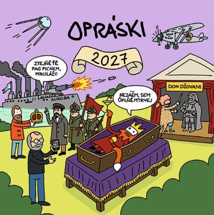 Opráski - Kalendář 2027 nástěnný