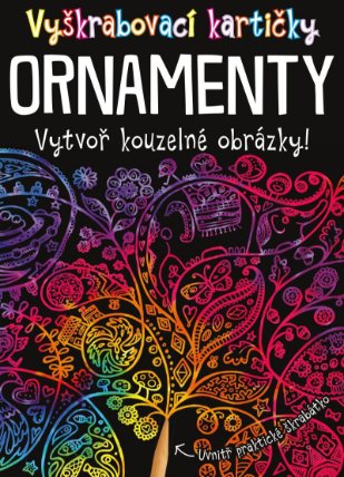 Vyškrabovací kartičky ORNAMENTY - Vytvoř kouzelné obrázky