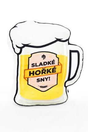 Polštář plyšový Pivo - Polštáře
