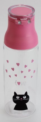 Tritanová lahev 700 ml Kočka a srdíčka
