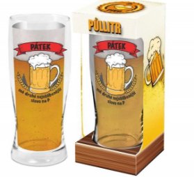 Půllitr Pátek - Máme rádi pivo