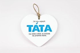 Keramické srdce Táta