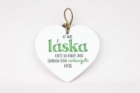 Keramické srdce Láska