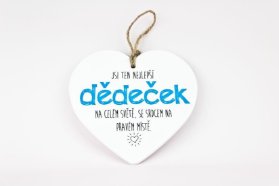 Keramické srdce Děda