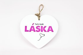 Keramické srdce Tady bydlí