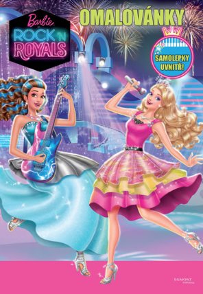 Barbie RocknRoyals - Omalovánky