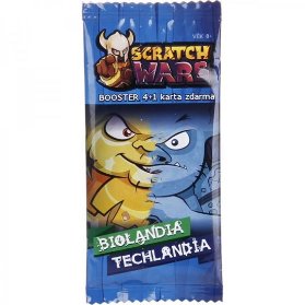 Scratch Wars: Biolandia/Techlandia - Booster flowpack/4+1 karta