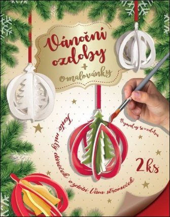 3D omalovánka A5 - SET zvonek + stromek