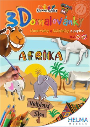 3D omalovánka A4 - SET Afrika